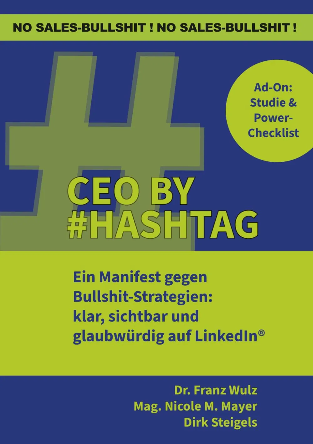 Buchcover CEO by Hashtag