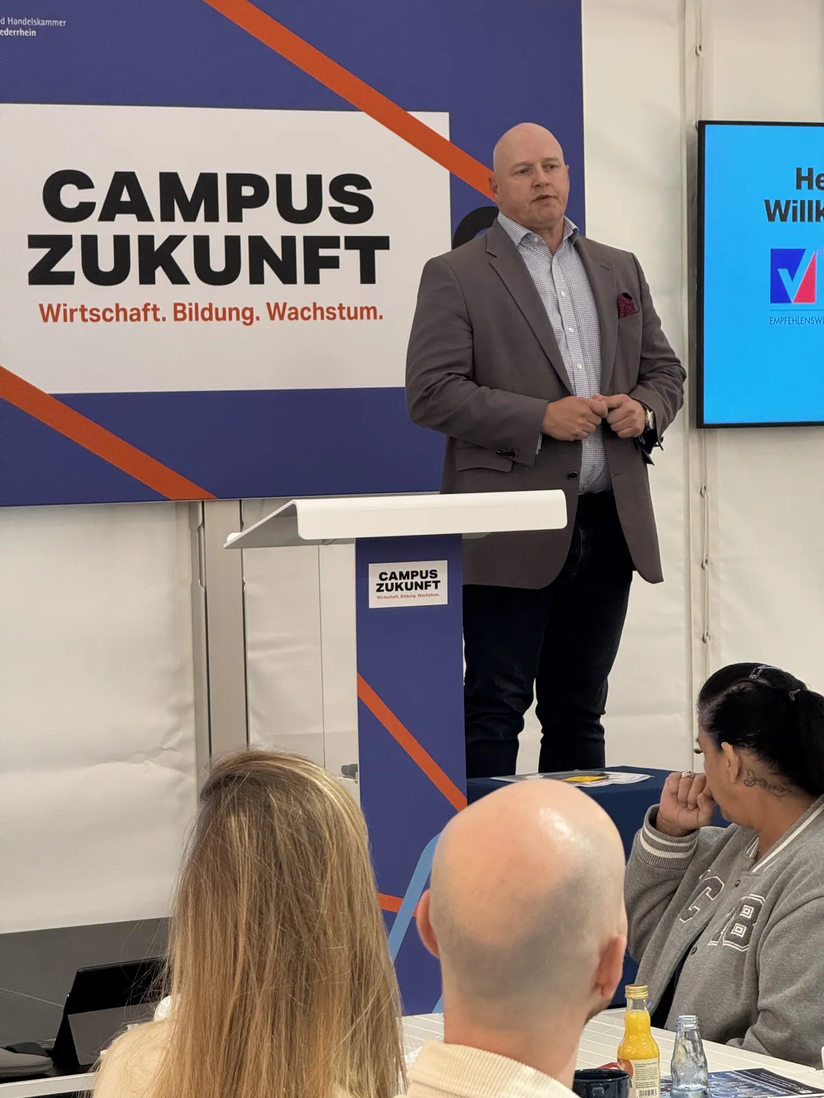 Dirk Steigels als Referent bei Campus Zukunft der IHK Mittlerer Niederrhein